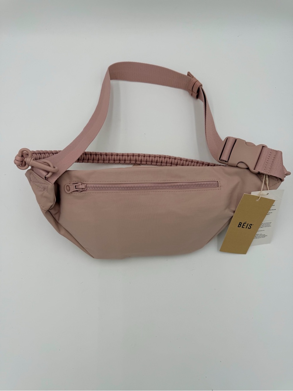 BÉIS The Pack Nylon Belt Bag – Blush Pink – NWT - Picture 4 of 8